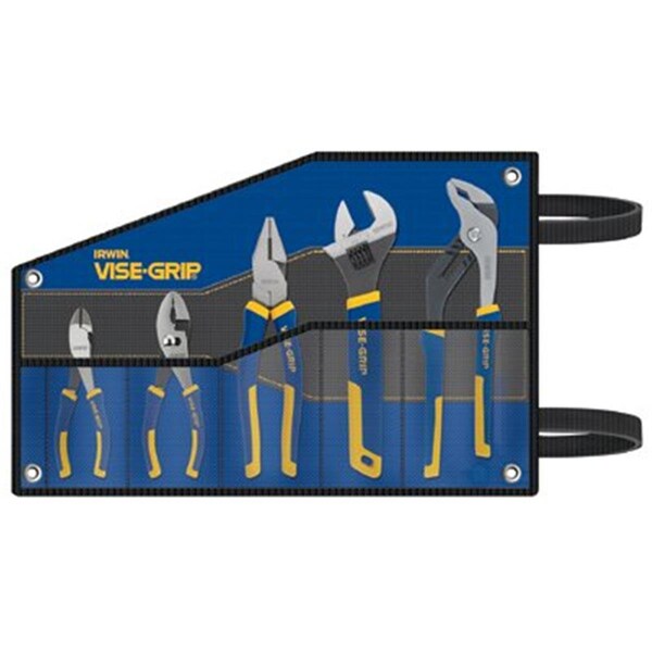 Irwin Vise-Grip 586-2078708 5 Piece Pro Pliers Set 6 Inch 8 Inch 10 Inch